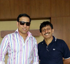 Dr. Manoj Khanna with V.V.S.Laxman